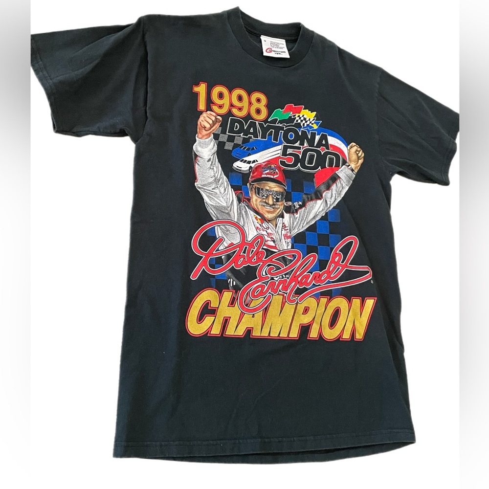 Vintage 1998 Dale Earnhardt Daytona 500 Champion nascar50th  t-shirt